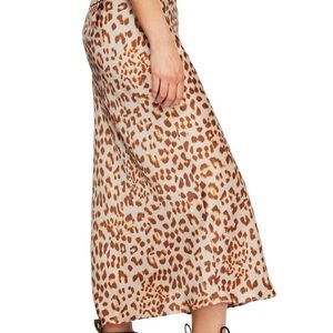 Free People Skirts - Normani Leopard Print Midi Skirt Free People Skirts - Normani Leopard Print Midi Skirt